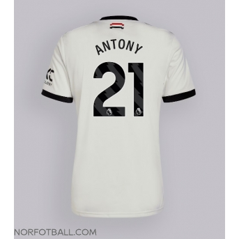 Billige Fotballdrakt Manchester United Antony #21 Replika Tredjedrakt 2024-25 Kortermet